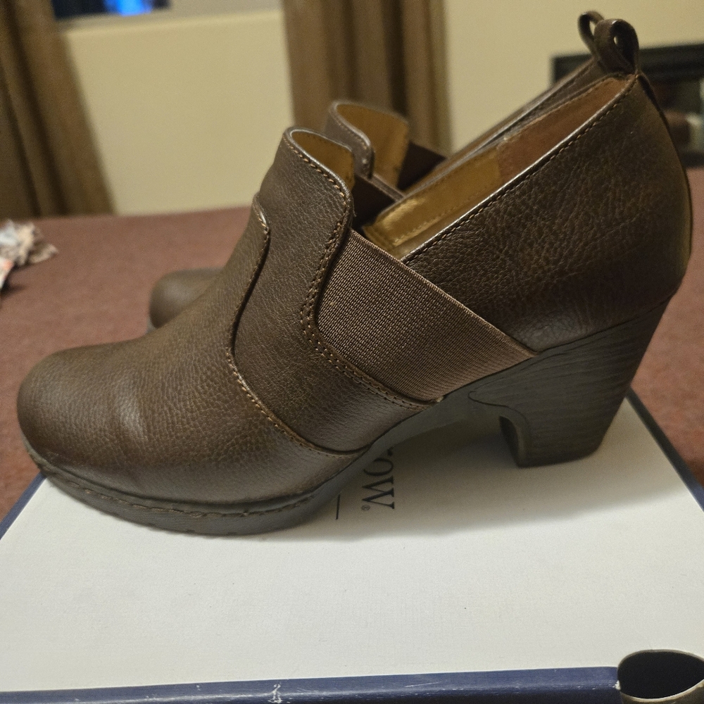 Croft & Barrow Ortholite MaidW Brown Clog Size 8W Brown Like New - Picture 6 of 10
